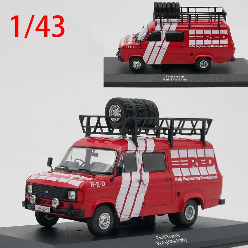 

Diecast Model Car Ixo 1/43 Ford Transit Alloy Model Car Rally Team Support Car Collectible Toy Simulation Gift Souvenir