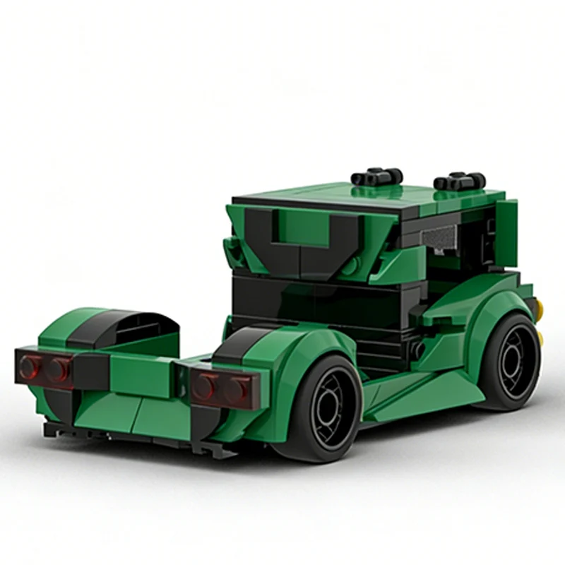 Geschwindigkeit Racing Auto Modell MOC Bausteine Klassische Transport Lkw Modulare Technologie Kinder Urlaub Geschenke Montieren Spielzeug Anzug