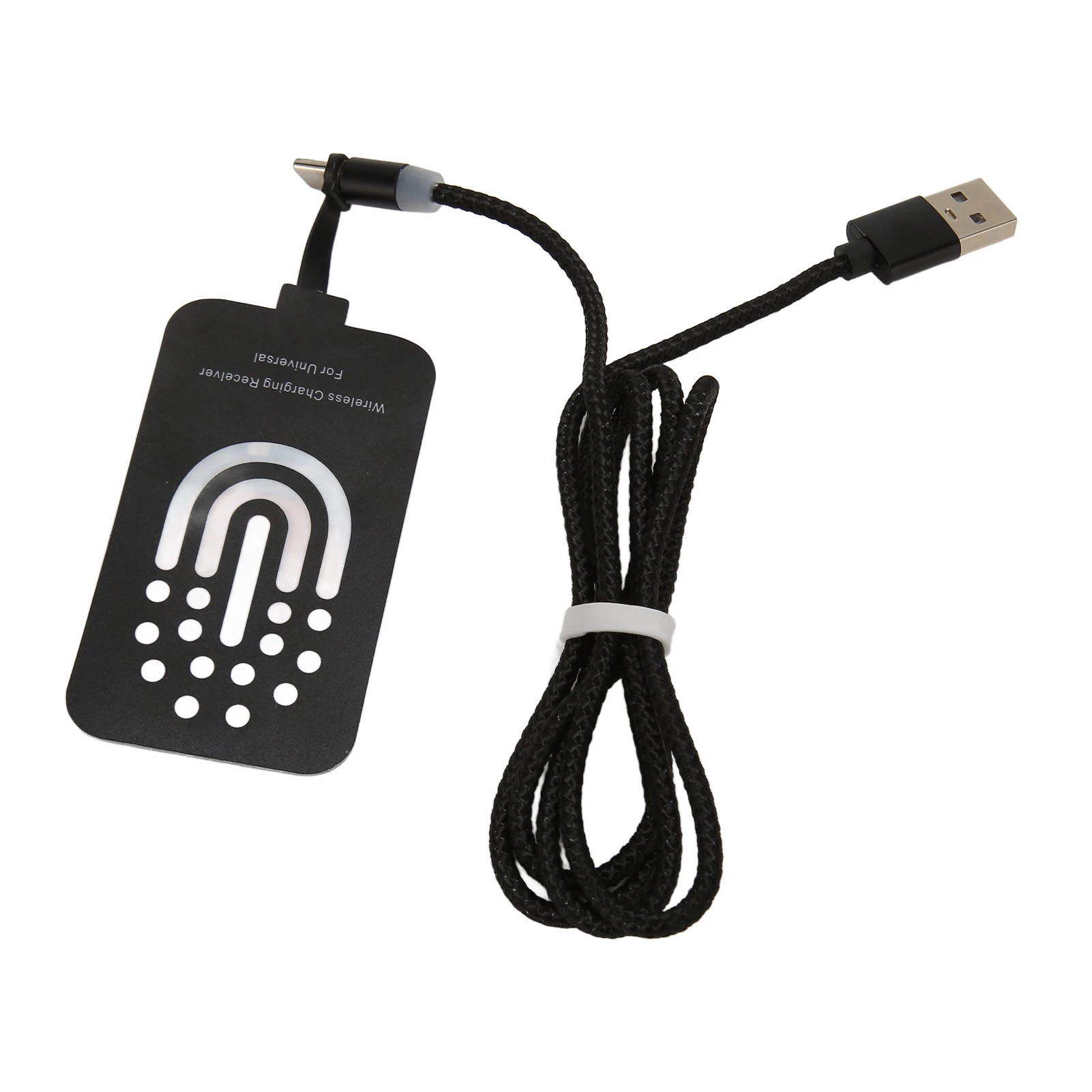 Protable Thin Wireless Charging Receiver Type C Magnetic Suction Dual Purpose Wireless Charging Receiver Wireless Charging Patch