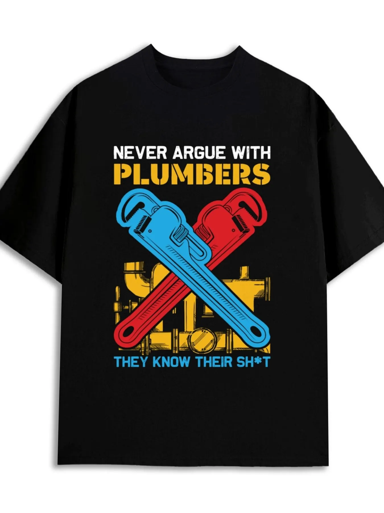 

Футболка Plumber's Pride, забавная футболка с гумористическим принтом для сантехника, 100% хлопок, с круглым вырезом, с коротким рукавом, летняя повседневная мужская футболка, уличная одежда