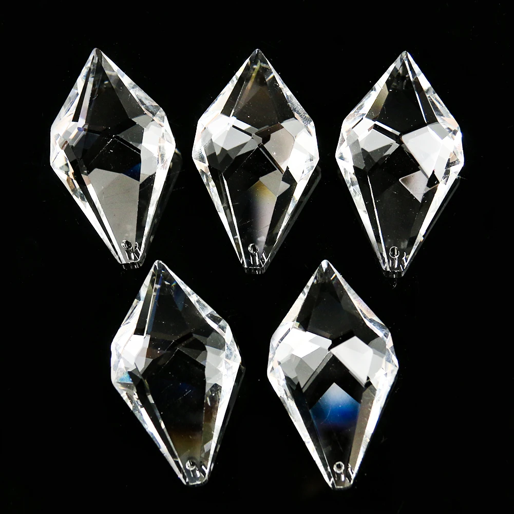 1PC 50mm Arrow Drop Crystals Pendants for Chandeliers Accessories Hanging Crystal Decorations Sun Catcher Crystal Prisms Faceted