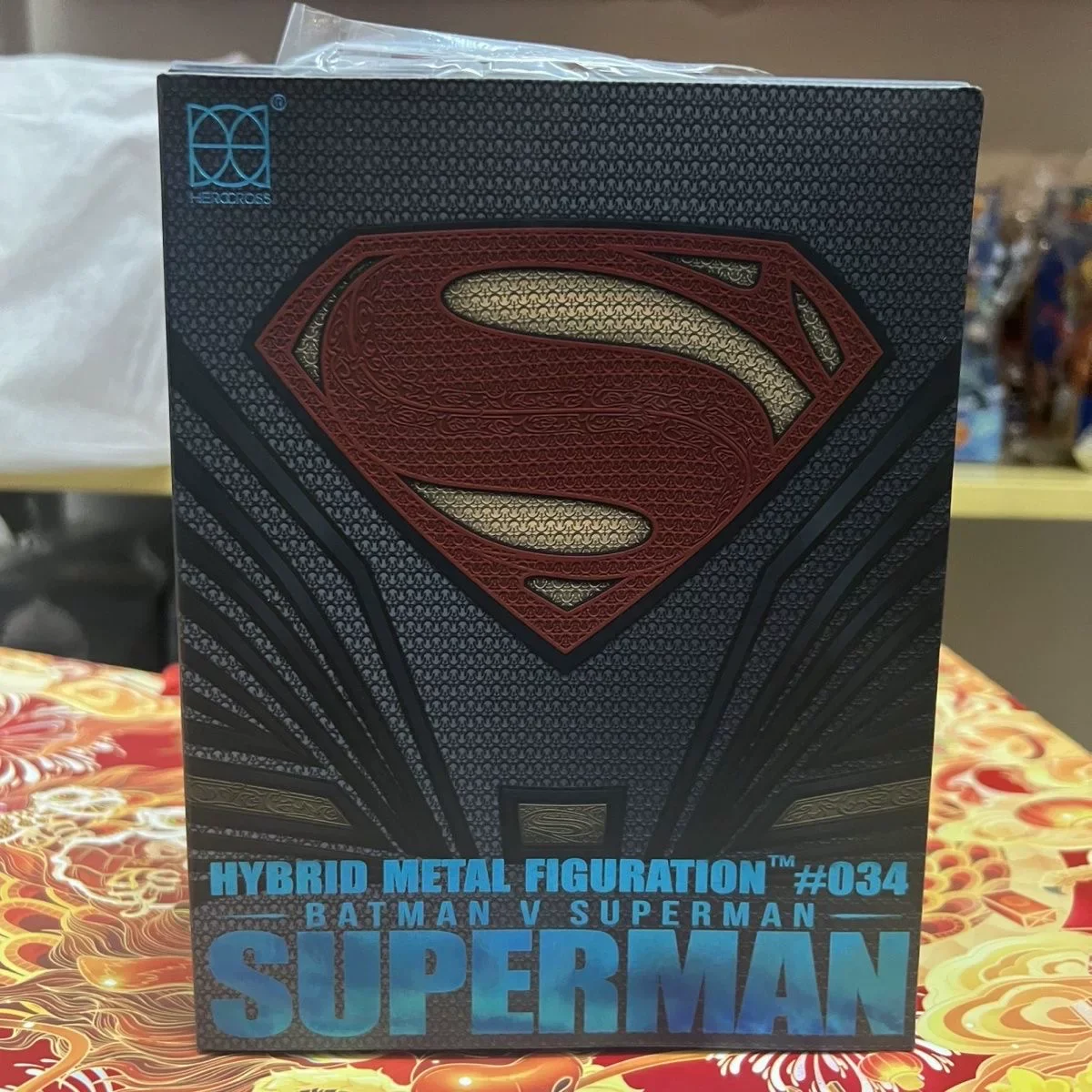 Nueva Figura de Acción Original Herocross DC Superman de 6 Pulgadas, Híbrida de Metal Articulada con Accesorios, Juguete Coleccionable para Niños