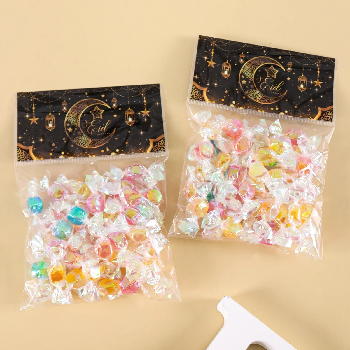 30/50 قطعة عيد مبارك كيس الحلوى البلاستيك القمر ستار شنطة هدايا إسلامية مسلم لوازم الحفلات عيد الأضحى هدايا رمضان ديكور 2026 #4