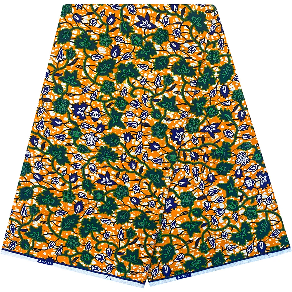

Geometric Patterns Lively 100% Cotton African Print Wax Fabric for Ethnic Garment Craft