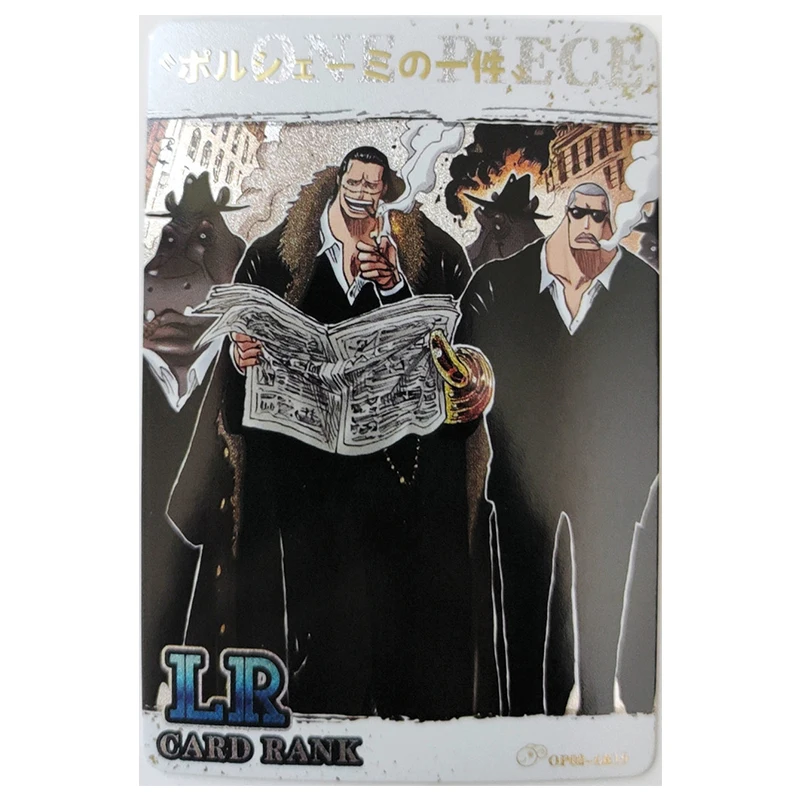 Anime ONE PIECE Rare LR Foil Foil Foil Luffy Zoro Sanji Nami Ace Brook Vivi Toys for boys Collectible Cards Birthday Present