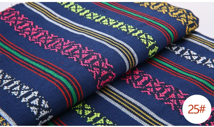 Teramila Baumwoll-Leinen-Stoff im Ethno-Stil für Hotel- und Bar-Tischdecken, Kissen, Sofabezüge, Textil-Patchwork, Vorhänge und Dekorationsmaterialien – Detail 22