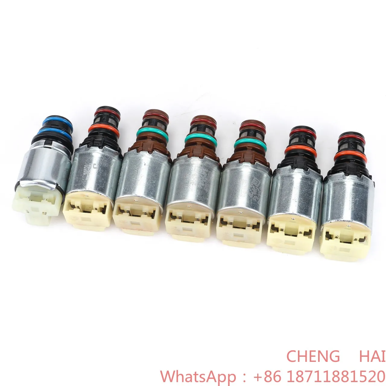 CHENG HAI 6R80 Automatic Transmission Solenoid Valve 7-piece Set for Ford Explorer Raptor Pickup Truck Auto Parts