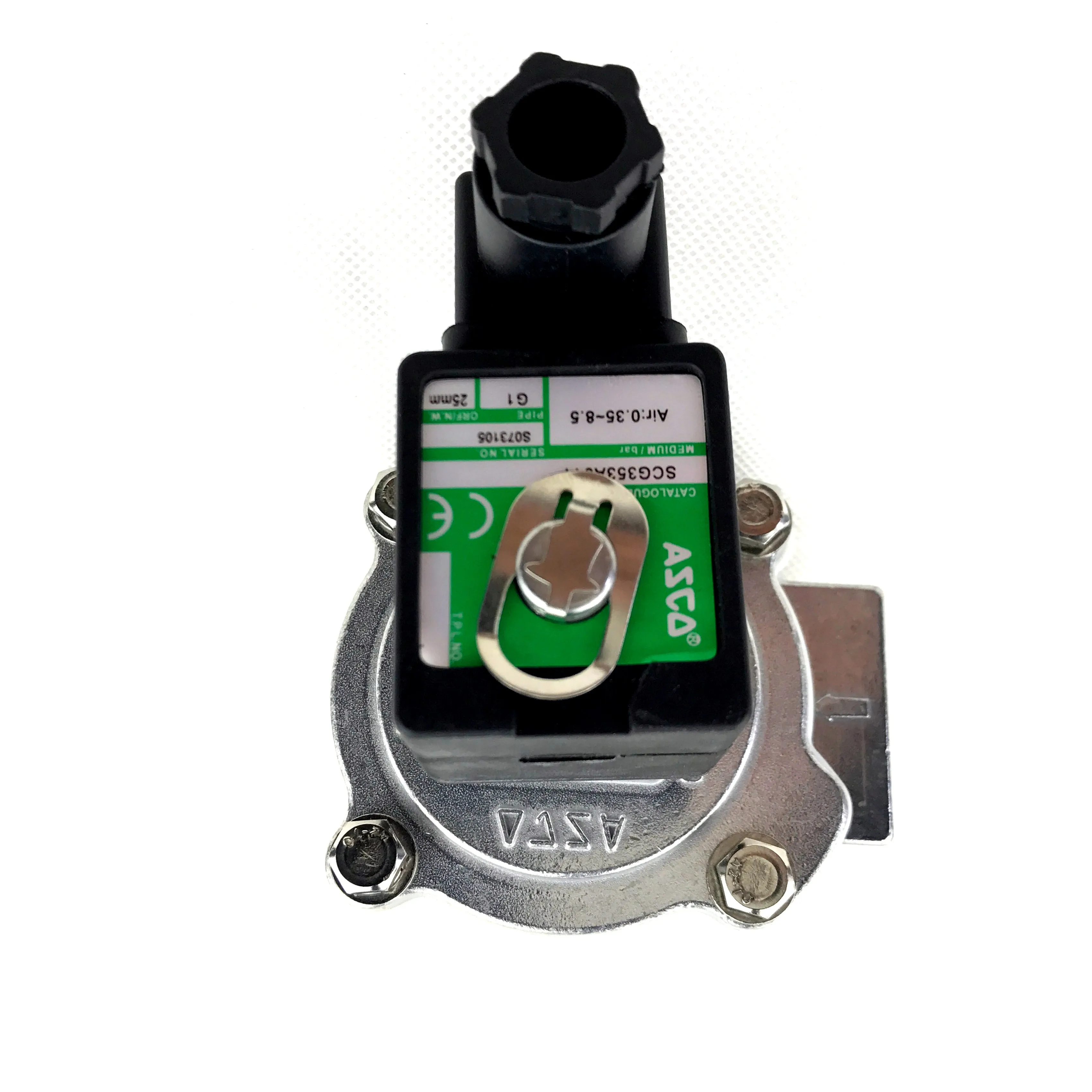 

SCG353A044 Air Pulse Jet Valves ASCO 1 Inch Aluminium Body NBR Seal Series 353 Dust Collector Pulse Valve