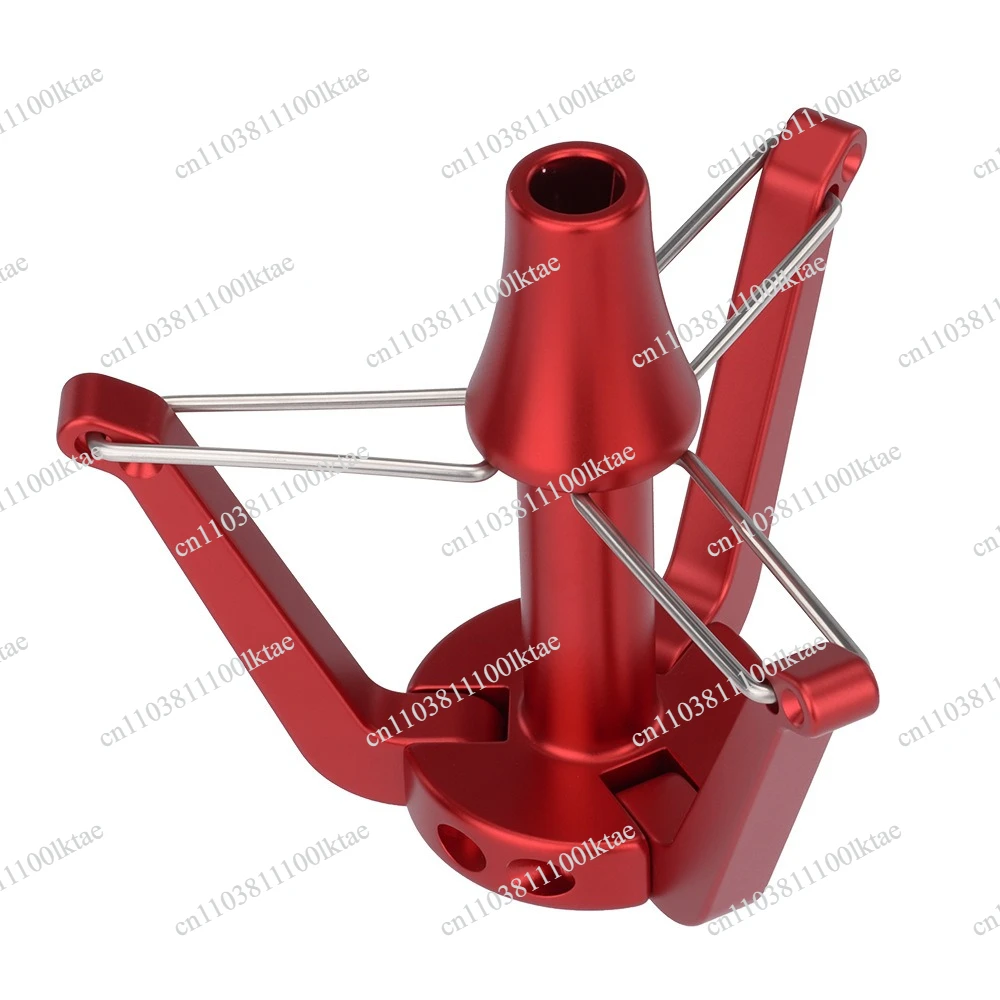 Aluminum Alloy Folding Self-closing and Multi-dimensional Vector Rope Anchor Three-claw Hook Rope Anchor