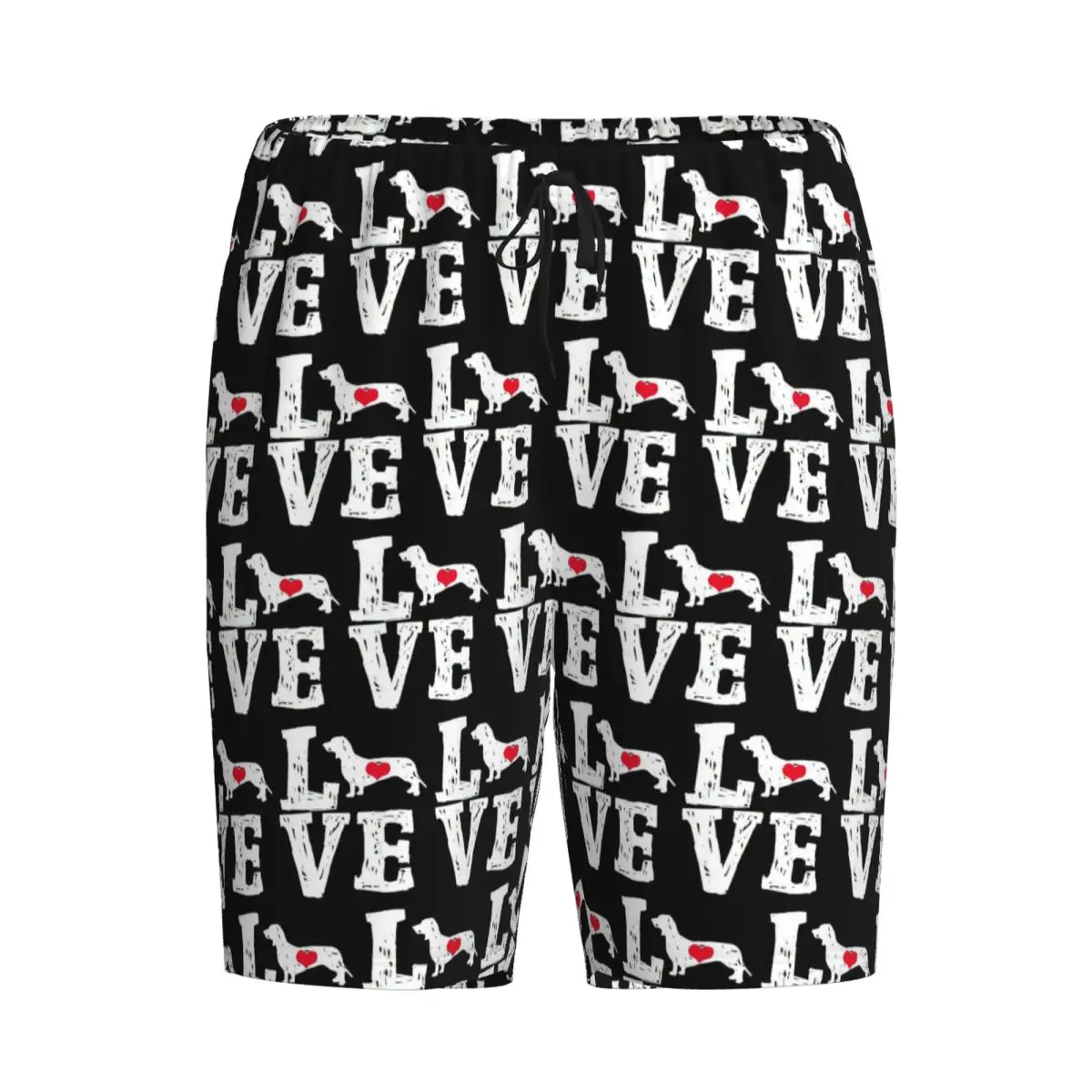 

Мужские пижамные шорты/брюки для сна и отдыха с принтом Пабло Пикассо и таксой (дакшунд)