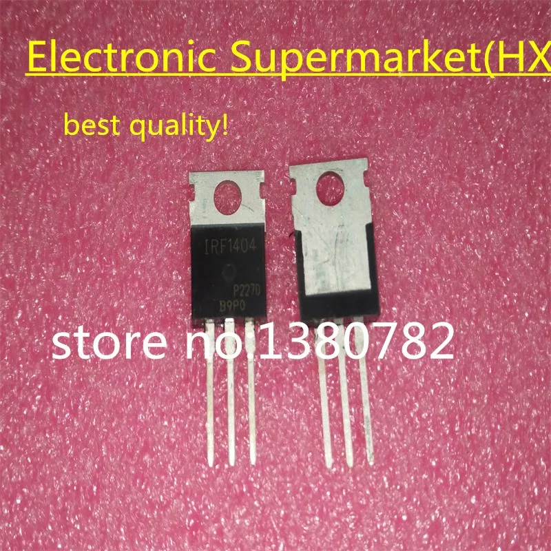 

Free shipping 10pcs-50pcs/ots IRF1404ZPBF IRF1404 F1404 TO-220 100% Original and New IC In stock!