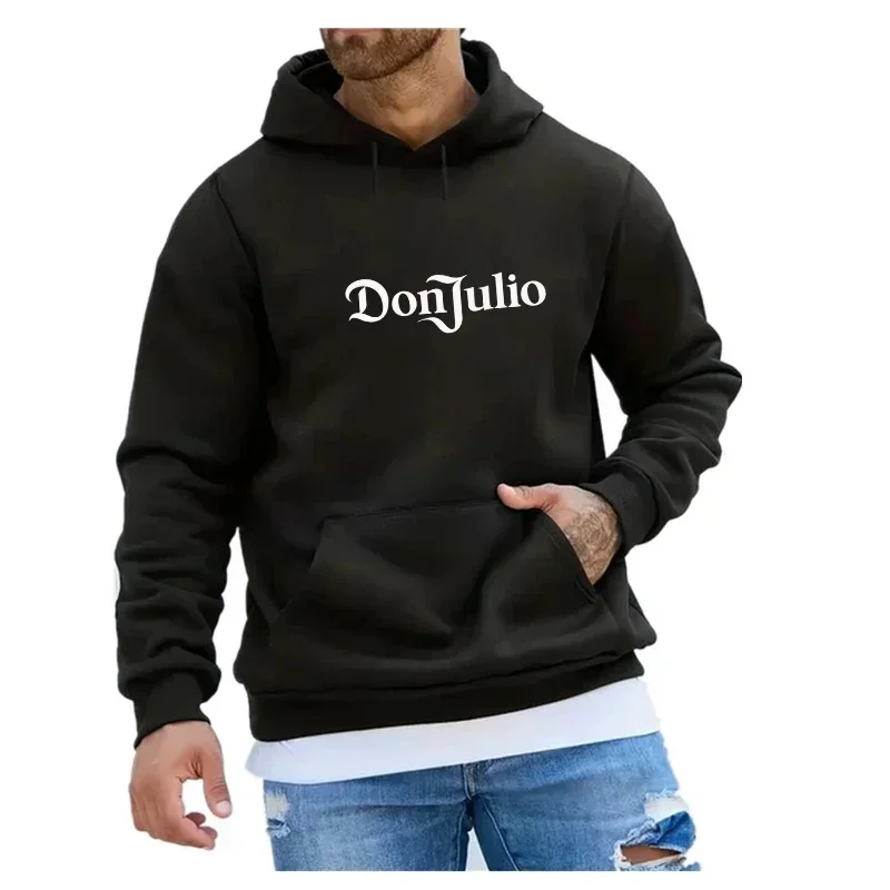 Sudaderas con capucha con estampado de letras de Don Julio, sudaderas con capucha de calle de lana de otoño, camisetas informales para hombres y mujeres