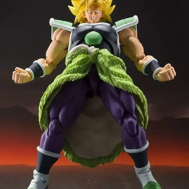 

Bandai SHF Dragon Ball Super Broly Brunette Normal Awakening Universe Battle Suit Theater Model toys
