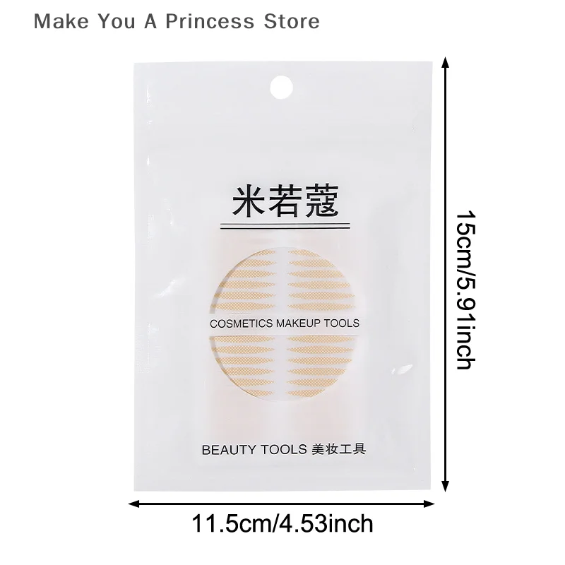 200 قطعة من شريط رفع العين غير المرئي بواسطة شريط رفع الجفن المزدوج غير المرئي أداة تجميل لزجة الجفن