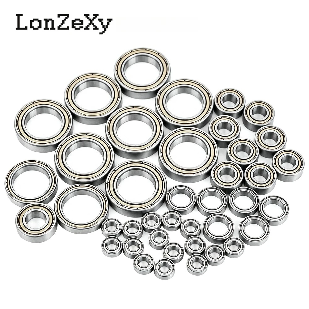 40Pcs Precision Chrome Steel Complete Ball Bearing Kit For Traxxas 1/7 UDR Unlimited Desert Racer RC Car Upgrade Spare Parts