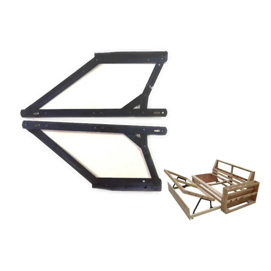 XD Furniture Frame Iron Folding Hinge Pull Out Sofa Bed Frame Lift Mechanism Folding Sofa Adjustable Bed Storage Hinge Mechanism