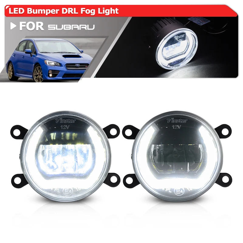 

For Subaru WRX/ WRX STI 2015 2016 2017 2018 2019 2020 2021 Front Bumper Led Driving Fog Lights Full White Daytime Running Lights