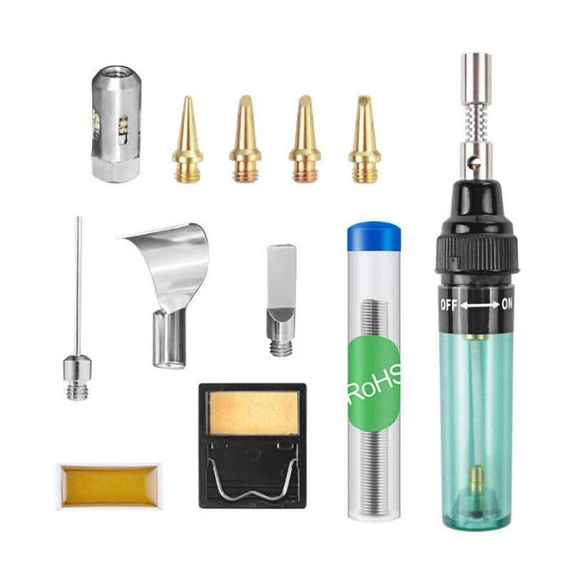 Wireless Gas Soldering Iron Tool Set Pen Type Gas Soldering Iron MT-100 Multifunctional Gas Soldering Iron Set Gas Manual Tool