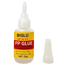 BIGLU-Colle PP instantanée, 20g, adhésif de protection, degré de haute température, collant, composants électroniques, adhésif métallique