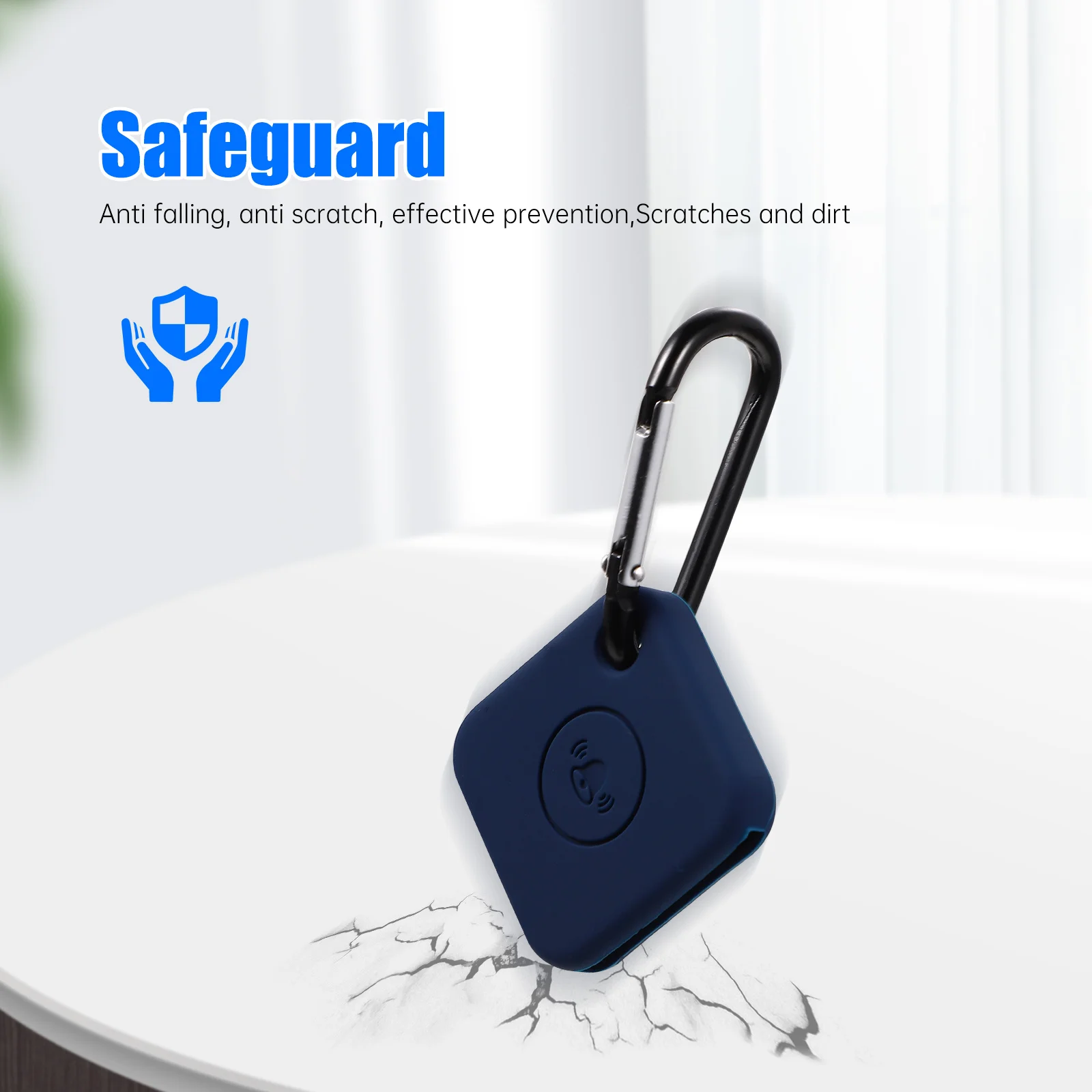 

Premium Tracking Device Cover Compatible with Tile Mate Shockproof Protective Fit Tracer Protector Keyring