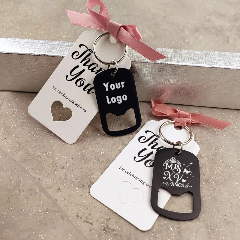 Personalized Keychain Wedding Gifts For Guest Bottle Opener for Party Favors Gift Baptism Birthday brewery Custom Souvenir