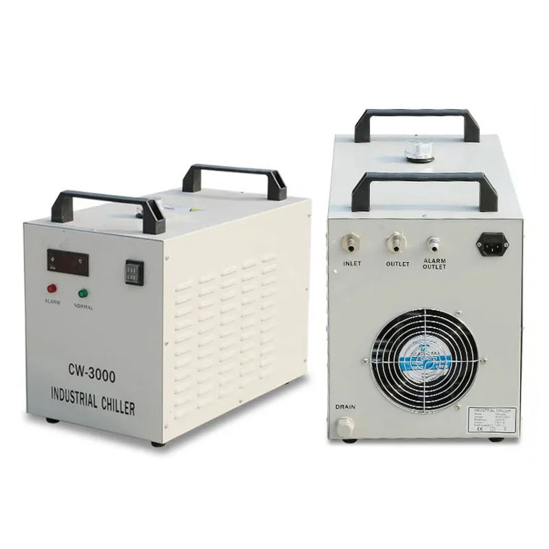 

Industrial Water Cooler Water Chiller CW-3000AG for 50W/60W/80W/100W CO2 Laser Cutter Engraving machine