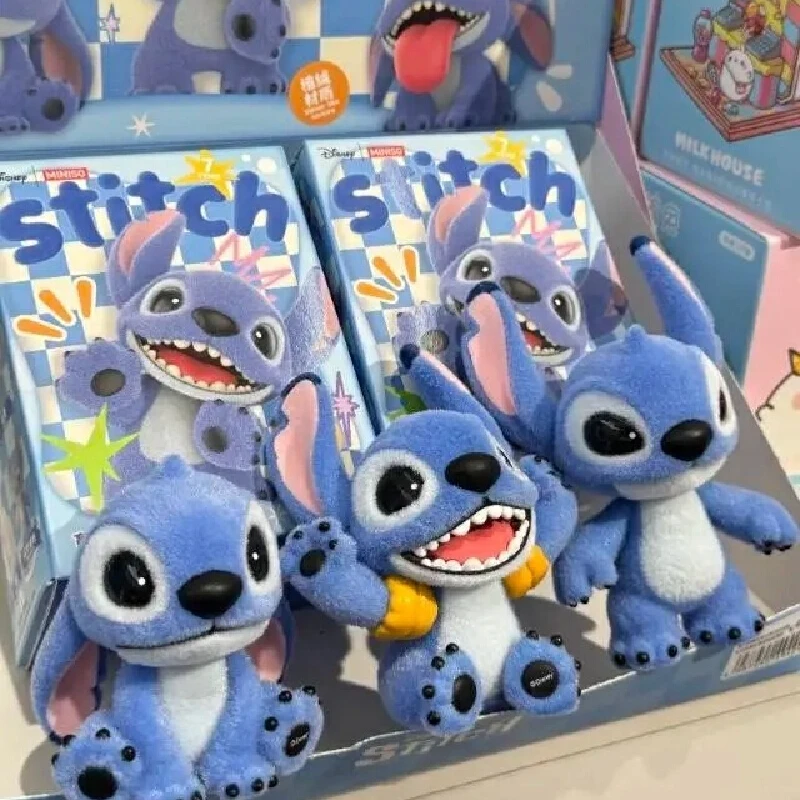 

In Stock Original Miniso Stitch Stitch Fluffy Adventure Long Series Plush Blind Box Desktop Decoration Birthaday Holiaday Gifts