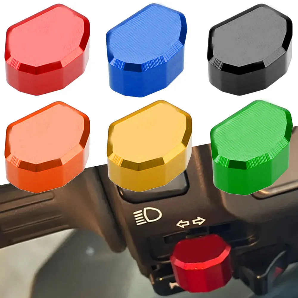 Motorcycle Switch Button Turn Signal Switch Key Caps For Honda Shadow 750 Black Spirit CMX250C REBEL CMX 300 500 1100 1987-2023+