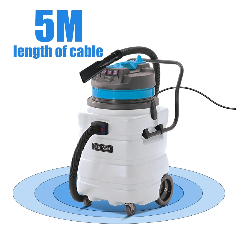 3000W 90L High Quality Handle Heavy Duty Wet and Dry Commercial Vacuum Canister Industrial Vacuum Cleaner auto vacuum cleaner