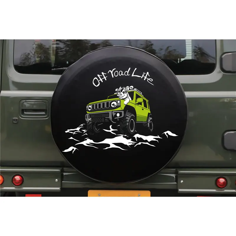 28 Inches Spare Tire Cover for Suzuki Jimny JB64 JB74 JB64W JB74W Back Wheel Cover Storage Bag Protector Jimny Tire Car-styling