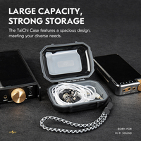 CCZ TaiChi Portable IEM Case Classic Colors,Multiple Options Waterproof and Dustproof PE Lining Protect Your Music Journey