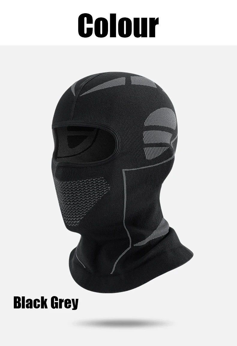 Unisex Winter Warme Sturmhaube Hut Elastische Atmungsaktive Vollgesichtsmaske für Radfahren Outdoor-Sportarten Radfahren Skifahren Motorrad Fahrrad – Detail 11