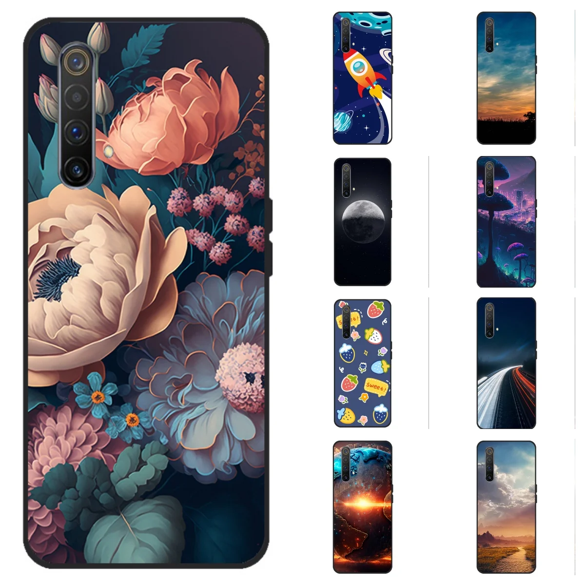 

Чехлы для Realme X50 5G/X50pro 5G Мраморные прозрачные мягкие силиконовые чехлы на заднюю панель для OPPO Realme X50 Pro 5G Чехлы для телефонов Coque 6,44 дюйма