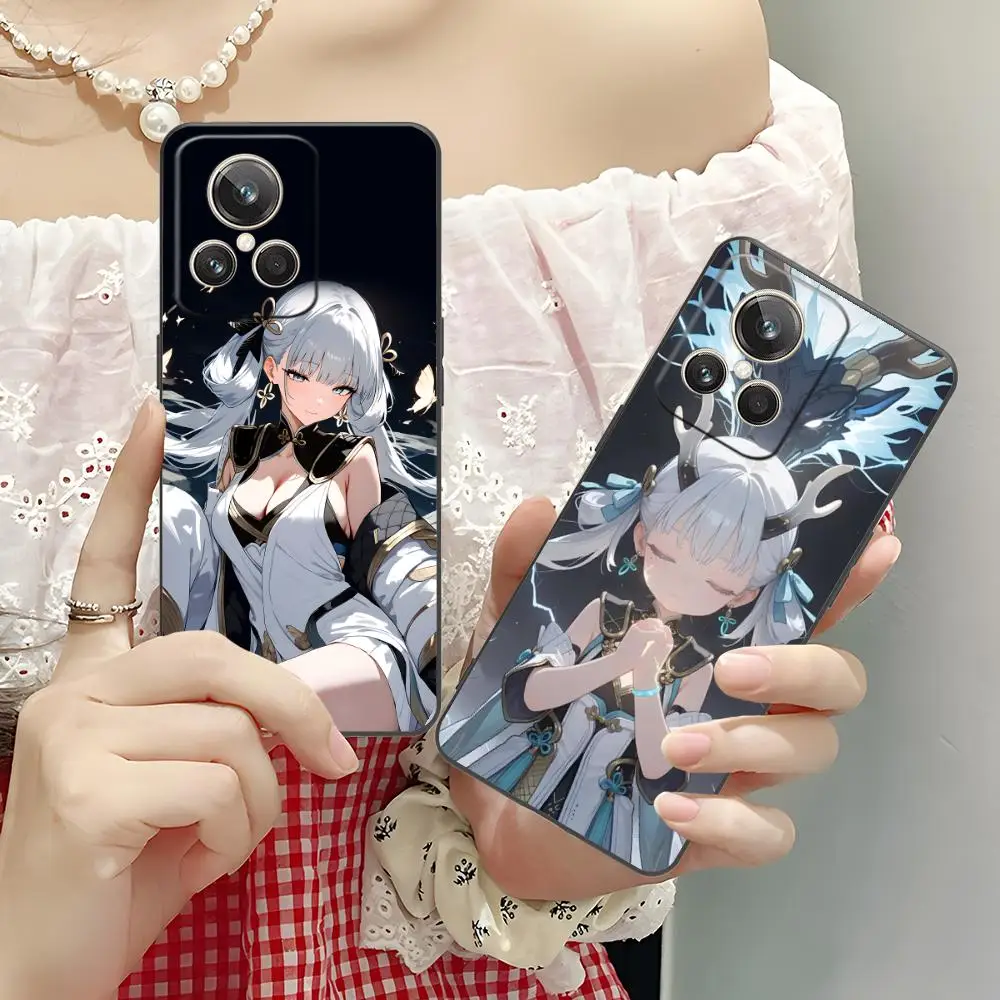 

Чехол для телефона Wuthering Waves Jinhsi для Realme 15 14 13 12 11 10 9 Pro Plus T i Lite 5G с цветным принтом, чехол для смартфона, красивый