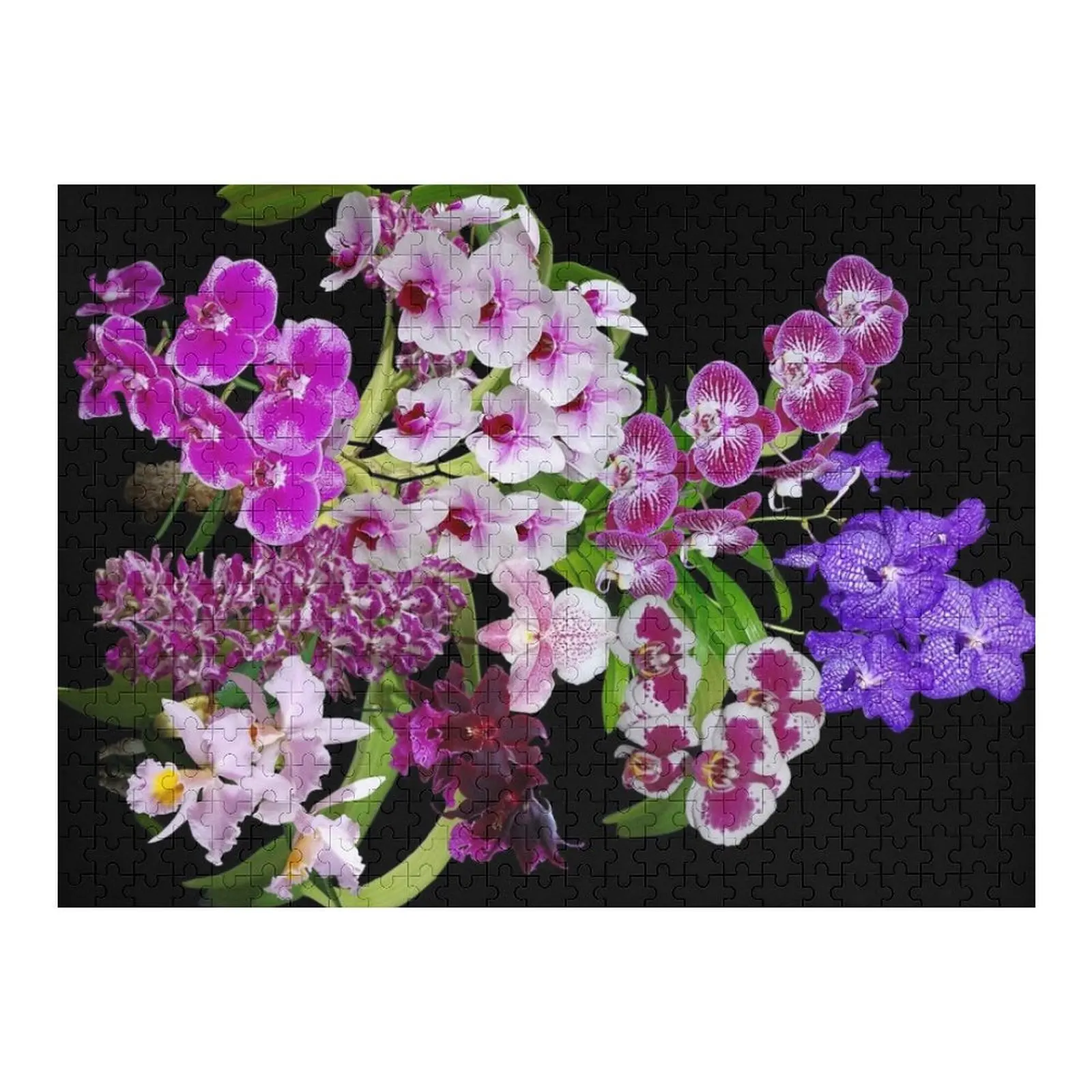 

Orchids - Cool and Restful Colors! Jigsaw Puzzle For Children Personalized Jigsaw Pieces Adults Puzzle