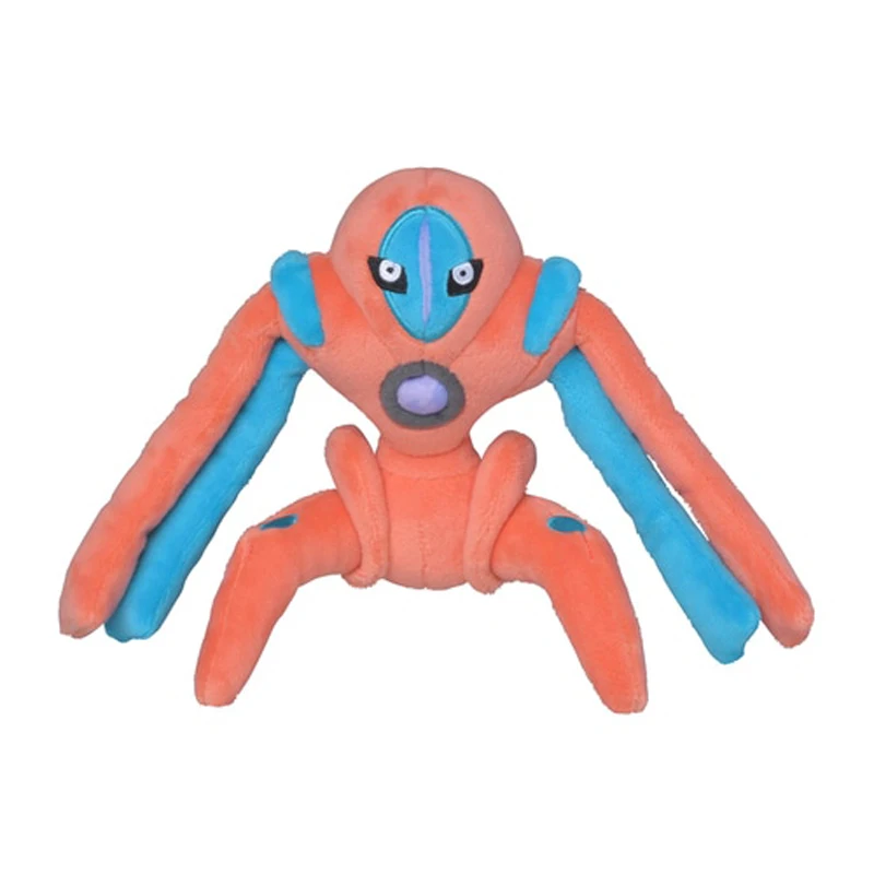 

Японские плюшевые игрушки Pokemon Genuine Fit Deoxys-Defense, милые мягкие детские подарки на Рождество и день рождения