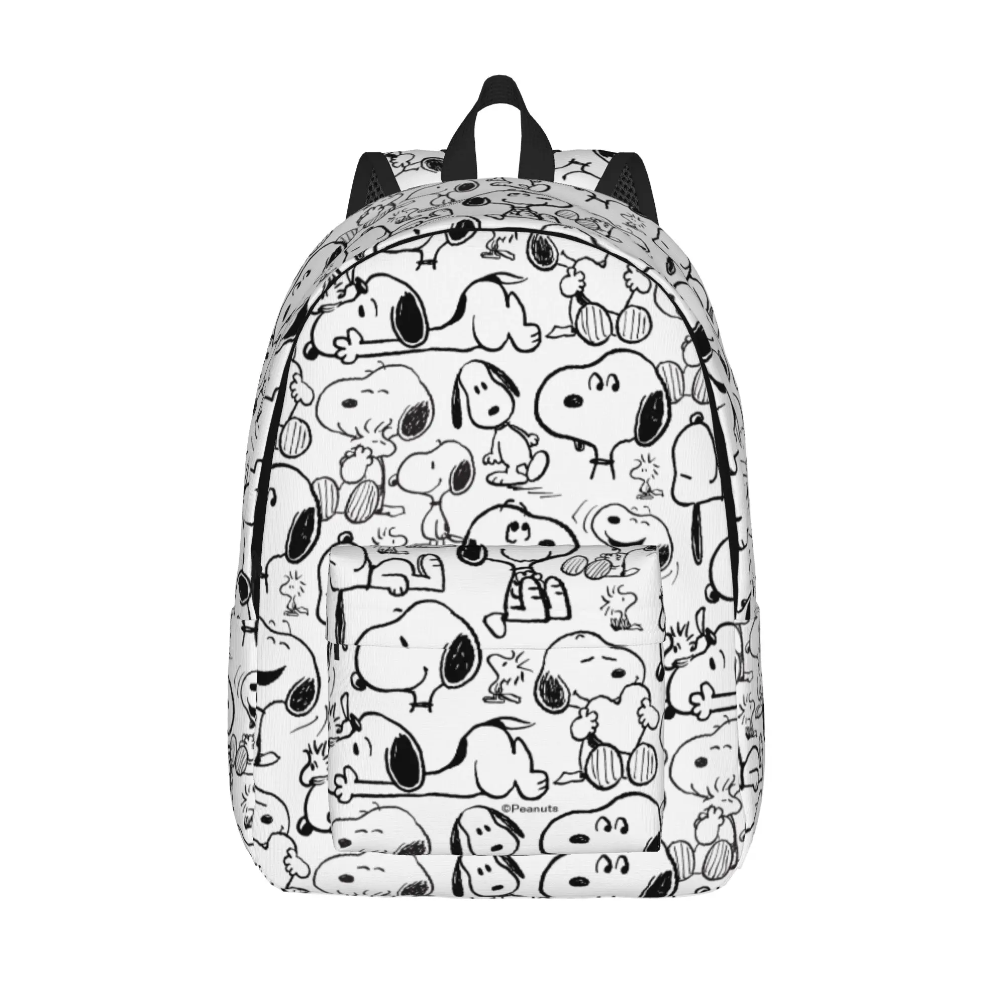 Snoopys Smile Giggle Laugh Pattern Fashion Backpack Sports High School Business  Daypack for Men Women Laptop Shoulder Bag