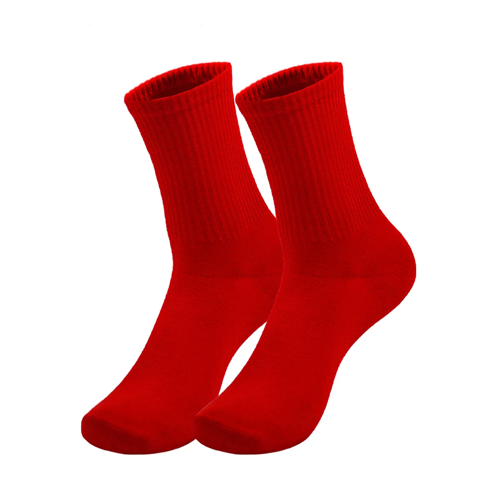 1/3 Red Christmas Socks Breathable FloorSocks  Men Women Yoga Socks Sports Socks Soft Wear-Resistant