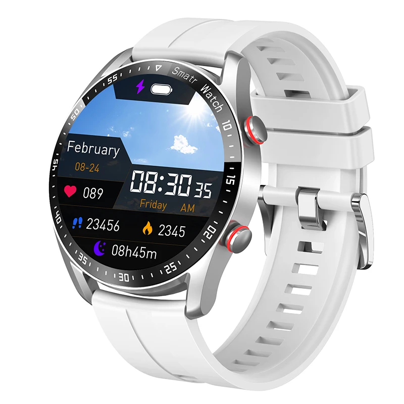 EKG + PPG Bluetooth Anruf Smart Uhr Männer Gesundheit Herzfrequenz Blutdruck Fitness Sport Uhren Mann Sport Wasserdichte Smartwatch