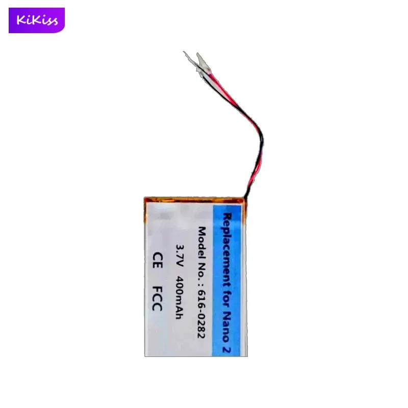 Nano2(616-0282) Mp3 Battery For Apple iPod Nano 2 2G 2nd Generation MP3 400mAh Real Capacity