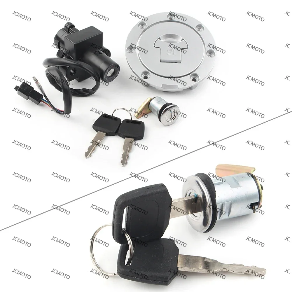 

For Honda CBR900RR CBR600 CBR400 CBR250 NSR250 RVF400R VFR400R Motorbike Ignition Switch Lock Fuel Gas Cap Cover Seat Lock Key