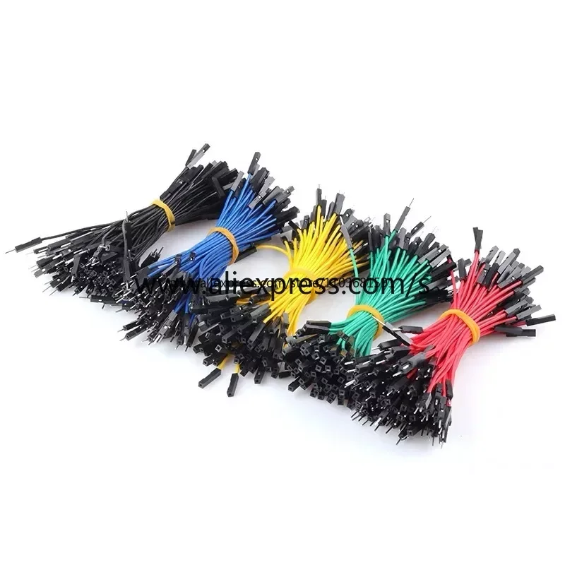 10PCS Breadboard Dupont Cable For Arduino Line 2.54mm Male Female Dupont Jumper Wire 26AWG Cable DIY Electronic 1P Connector