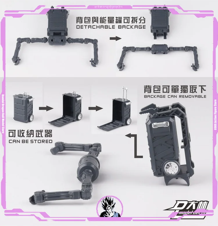 Daelim 1/144 Mobile Green Gun, Weapon Kit, Modification, Universal RG HG EG Machine Girl