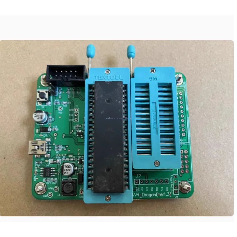 Programator wysokiego napięcia AVR, szeregowy port USB na szeregowy wysokiego napięcia, ISP STK500 równoległy cztery w jednym