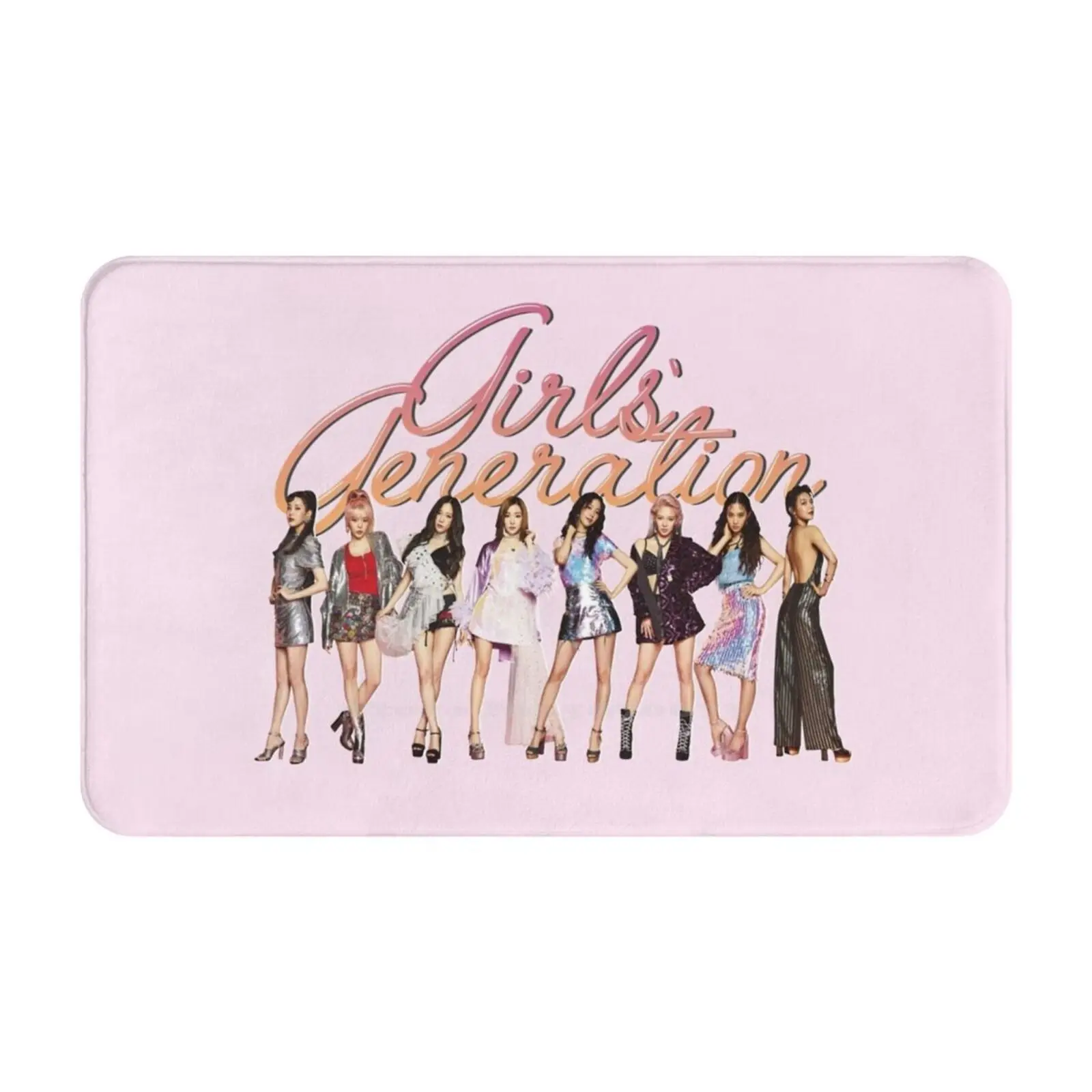 Girls' Generation-Holiday Night 3D Soft Non-Slip Mat Rug Carpet Foot Pad Snsd Girls Generation Taeyeon Yoona Sunny Seohyun