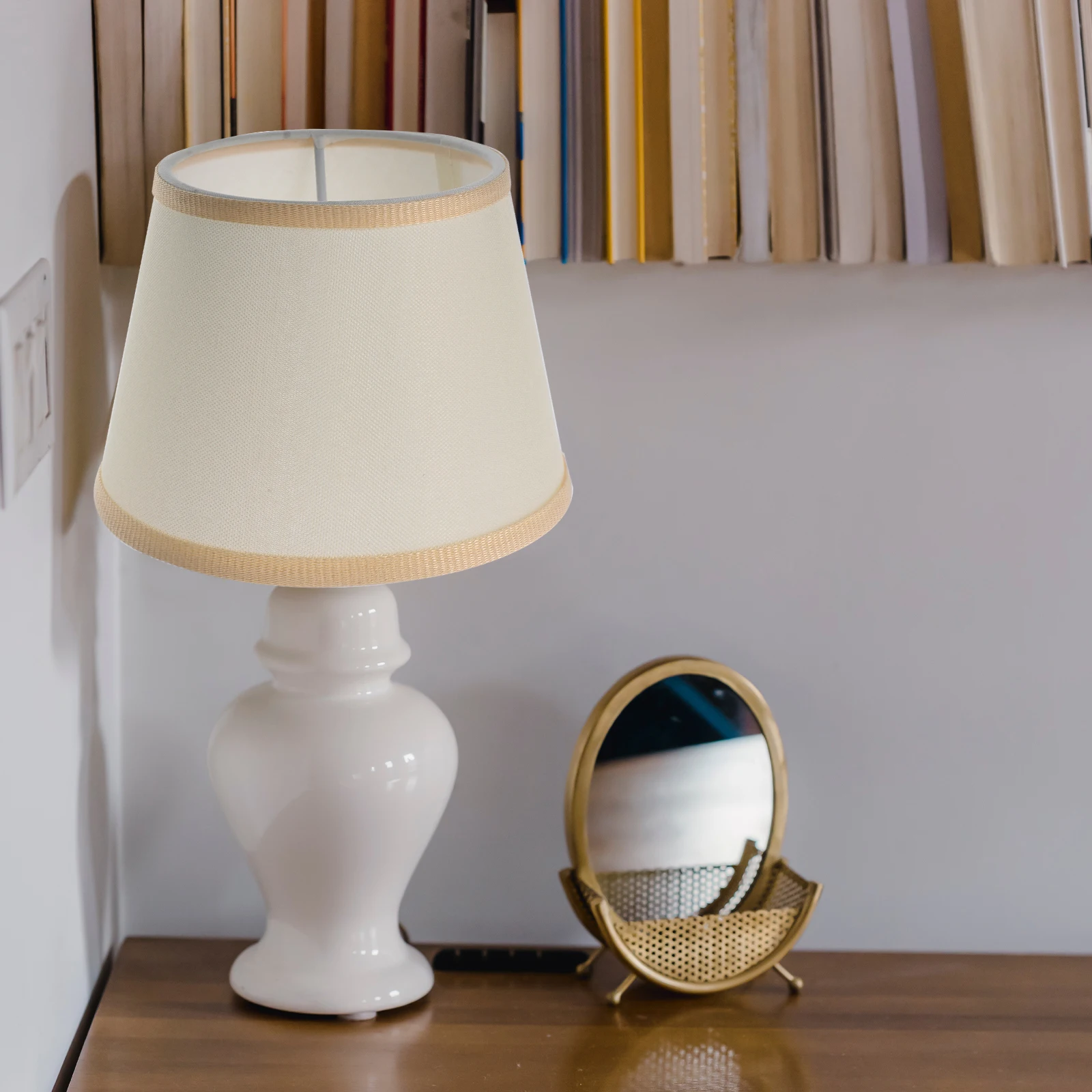 

PVC Fabric Lampshade Dustproof Cover for Wall Floor Ceiling Decorative Accessory Warm Style Long Lasting Use