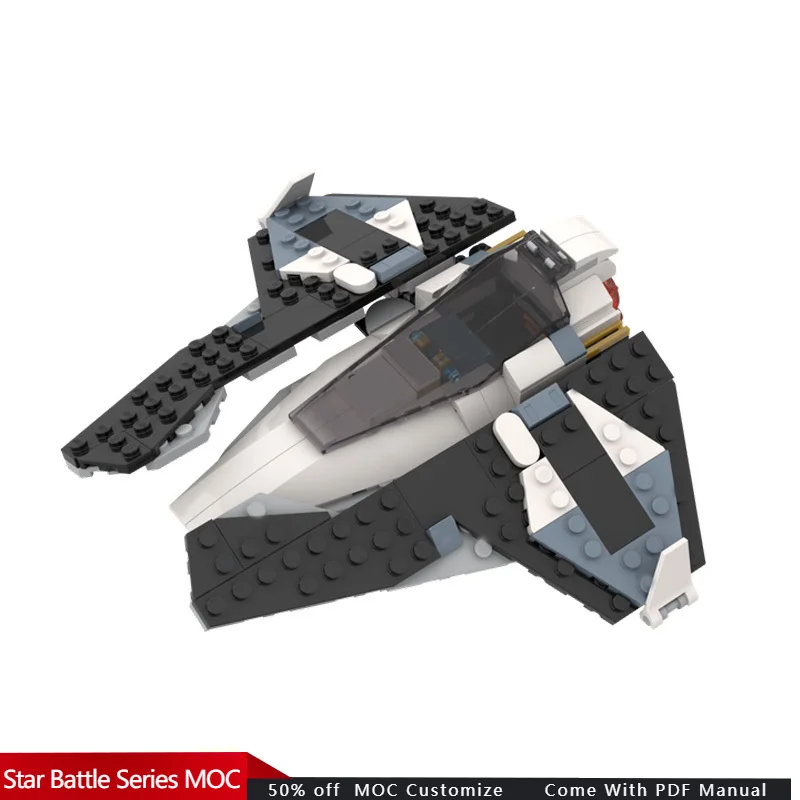 

147 PCS Star Fighting Stellar Interceptor - 60430 alternative MOC Customize Modular Building Block DIY Boys Holiday Toy Gifts