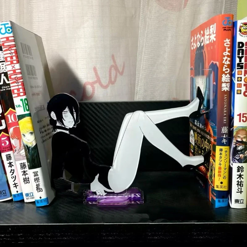 Anime Kettensäge Mann Power Makima Reze Cosplay Figur Stehen Acryl Stehende Platte Ornament Zubehör Dekoration Requisiten