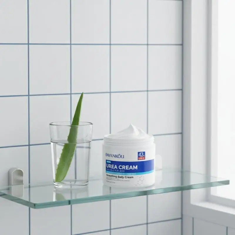 Loción corporal hidratante anti-resequedad con urea FAYANKOU, crema corporal suave, adecuada para piel seca, áspera y agrietada.