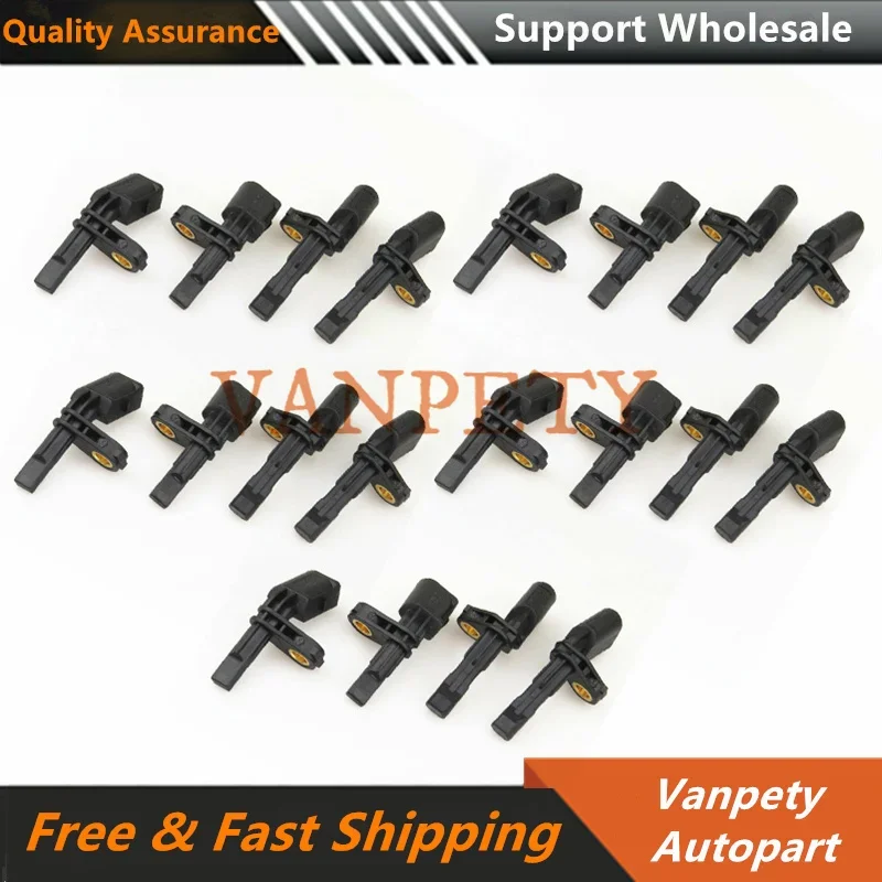 20pcs/5 sets New ABS Speed Sensor WHT003856 WHT003857 WHT003858 WHT003859 For A3 S3 Q3 TT Passat B6 B7 Golf  MK5 MK6 Eos Tiguan